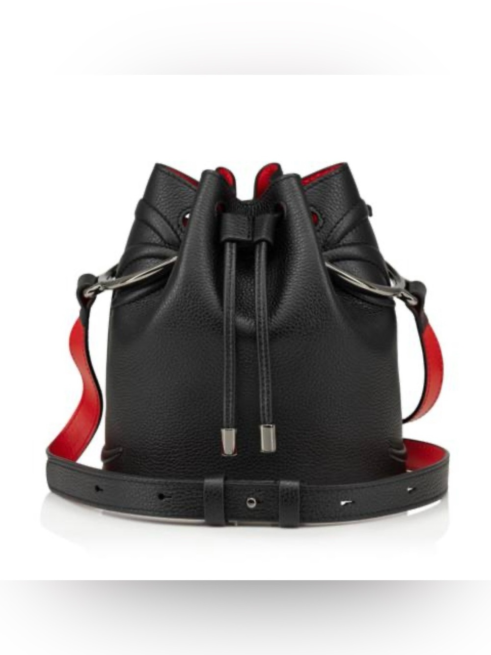 Christian Louboutin By My Side Shoulder Bag  Black New